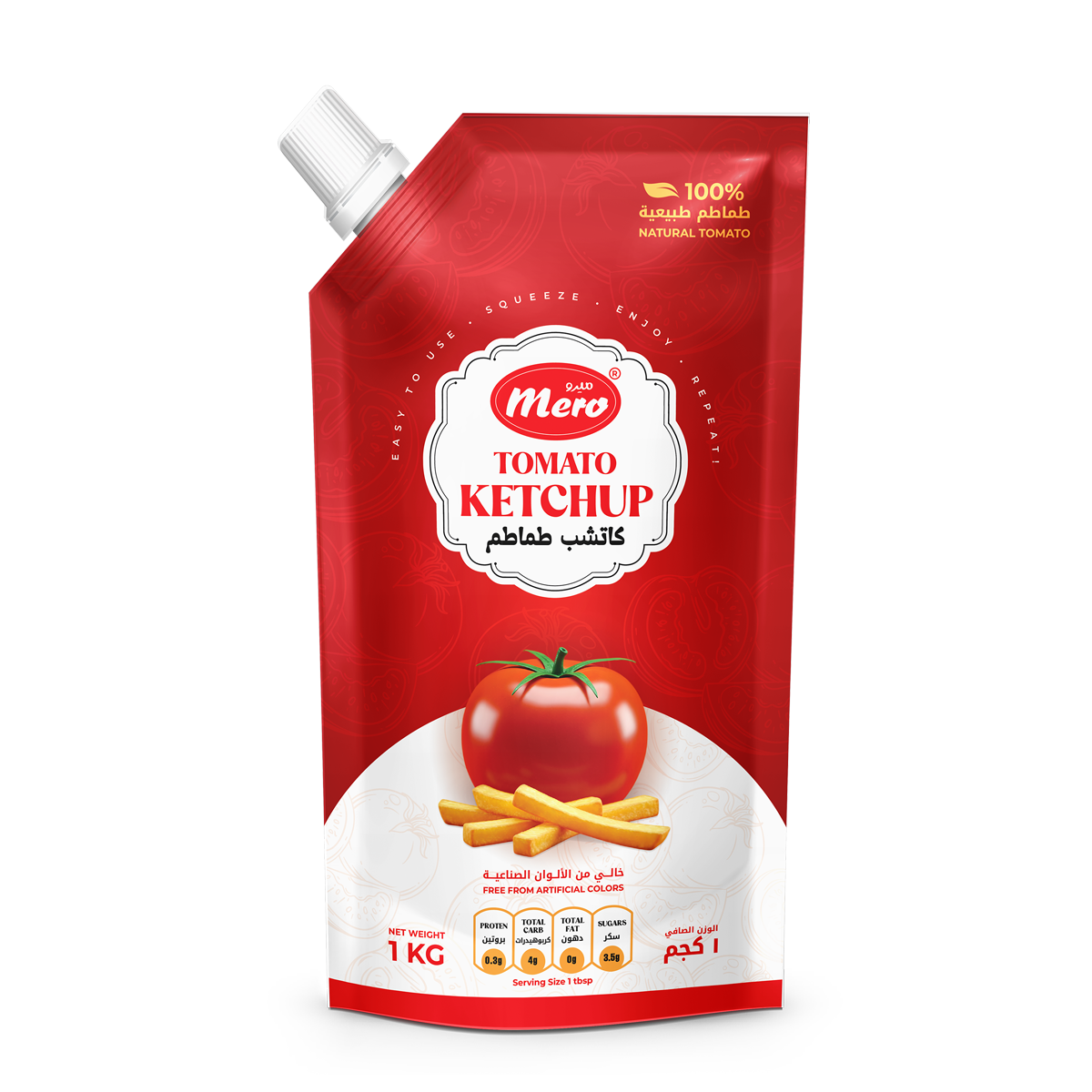 Mero Tomato Ketchup Pouch 300g / 1kg